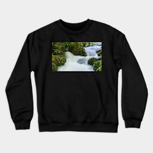 Scenic waterfall. Crewneck Sweatshirt